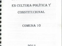Escuela De Formación En Cultura Política y Constitucional. Comuna 10