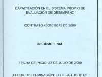 Capacitación En El Sistema Propio De Evaluación De Desempeño
