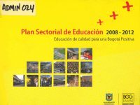 Plan Sectorial de Educación 2008-2012