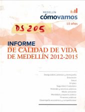 Informe Calidad De Vida De Medellín 2012-2015