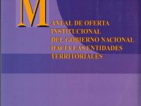 Manual De Oferta Institucional Del Gobierno Nacional Hacia Las Entidades Territoriales